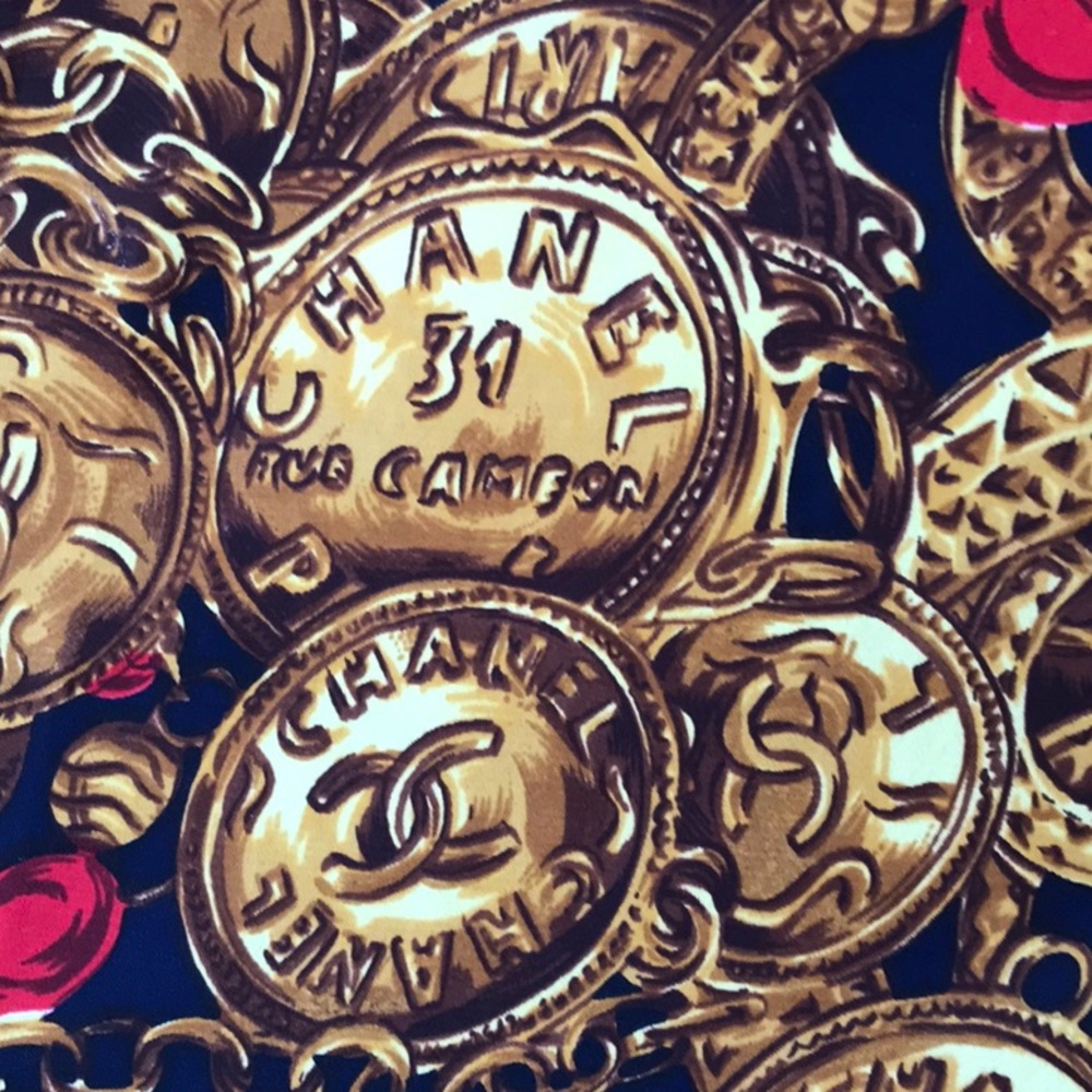 Authentic Chanel scarf-timeless beauty